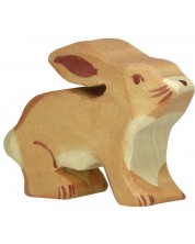 Дървена фигурка Holztiger - Малък заек -1