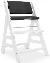Дървено столче за хранене Hauck - Beta Plus, white