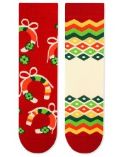 Дамски чорапи Pirin Hill - Arty Socks March, размер 35-38, червени -1