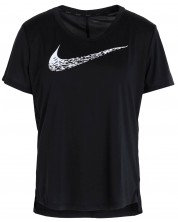 Дамска тениска Nike - Swoosh, черна -1