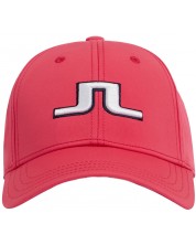 Дамска шапка с козирка J.Lindeberg - Anga, червена -1