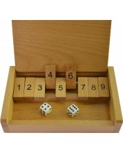 Дървена игра за смятане Goki - Затвори кутията -1