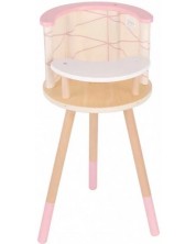 Дървена играчка Classic World - Столче за хранене -1