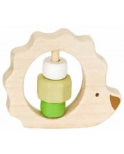 Дървена бебешка дрънкалка Lule - Таралеж  -1