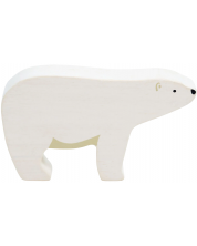 Дървена фигурка Tender Leaf Toys - Полярна мечка -1