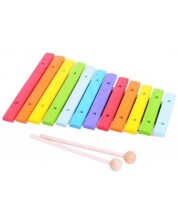 Дървена музикална играчка Bigjigs - Ксилофон
