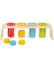 Дървена играчка за сортиране Janod - Опознай цветовете