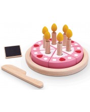 Дървена играчка PlanToys - Торта за рожден ден -1