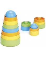 Детска играчка за сортиране Green Toys - Кула, с 8 части -1
