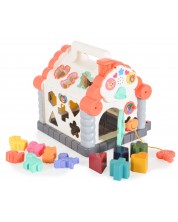 Детска играчка Hola Toys - Веселата сортер къща -1