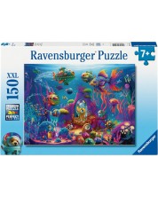 Детски пъзел Ravensburger от 150 XXL части - Извънземен океан -1