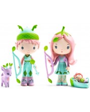 Детска играчка Djeco - Фигурка Lilly and Sylvestre -1
