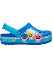 Детски чехли Crocs Fun Lab - Baby Shark Band, Bright Cobalt, 27-28  -1