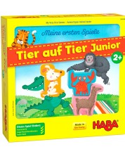 Детска игра Haba - Животно върху животно -1
