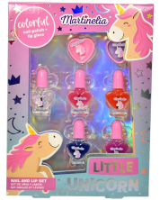 Детски козметичен комплект Martinelia - Little Unicorn, 7 части -1