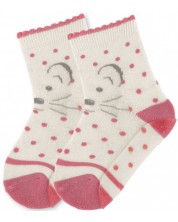 Детски чорапи със силиконова подметка Sterntaler - За момичета, 25/26 размер, 3-4 години -1