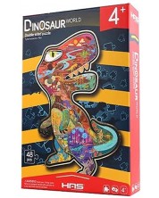 Детски пъзел с динозавър HAS - Тиранозавър Рекс, 48 части