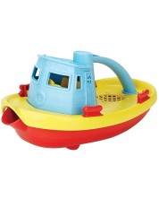 Детска играчка Green Toys - Лодка влекач, синя -1