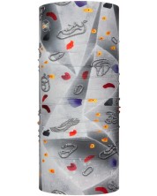 Детска кърпа за глава BUFF - Coolnet Uv+ Kids Set Grey, 48 x 20.3 cm, сива