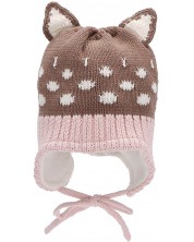 Детска плетена шапка Sterntaler - Коте, 39 cm, 3-4 м