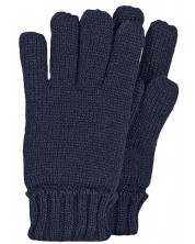 Детски плетени ръкавици Sterntaler - 7-8 години, тъмно сини -1