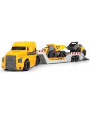 Детски комплект Dickie Toys - Камион с два автомобила