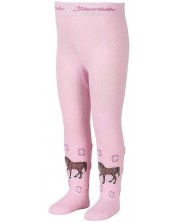 Детски памучен чорапогащник Sterntaler - Пони, 92 cm, 2-3 години, розов -1
