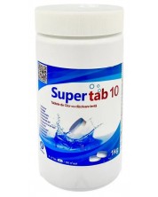 Дезинфектант за басейни Aquatics - SuperClor 10 Actions, 1 kg (200 гр. таблетка) -1