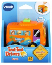 Детска играчка Vtech - Мини количка, училищен бус -1