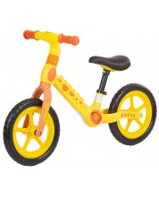 Детско колело за баланс Chipolino - Дино, жълто и оранжево -1