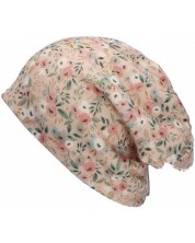 Детска шапка за момиче Sterntaler - С принт на цветя, 55 см, 4-6 г -1