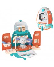 Детски игрален комплект Raya Toys - Кученце в раница