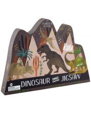 Детски пъзел Floss & Rock - Динозаври, 80 части -1