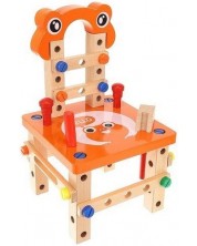 Детска игра Kruzzel - Стол за сглобяване, 54 части -1