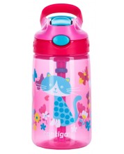 Детска бутилка за вода Contigo Gizmo Flip - котка, 420 ml -1