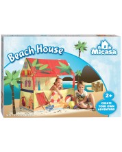 Детска палатка за игра Micasa - Къща на плажа -1