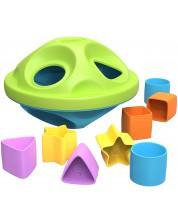 Детска играчка Green Toys - Сортер, с 8 формички -1