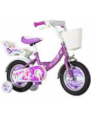 Детски велосипед Venera Bike - Pony, 12'', лилав -1