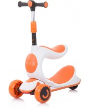 Детски скутер Chipolino - Space X, 2в1, оранжев -1