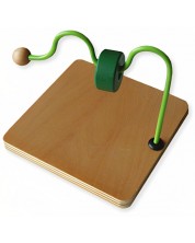 Детска дървена игра Smart Baby - Лабиринт с една ос -1