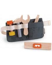 Детски дървен комплект PlanToys - Колан с инструменти -1