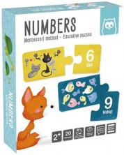 Детски пъзел Eurekakids - Montessori, Числа, 20 части