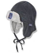 Детска зимна шапка ушанка Sterntaler - За момчета, 41 cm, 4-5 месеца -1