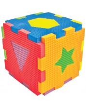 Детска играчка Akar - Куб със звънец -1