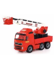 Детска играчка Polesie - Пожарен автомобил с кран Volvo 58379