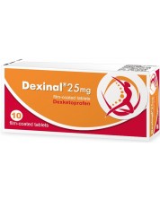 Дексинал, 25 mg, 10 филмирани таблетки, Nobel