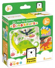 Детски пъзел Banana Panda 5 в 1 - Динозаври