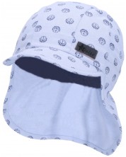 Детска шапка с платка с UV 50+ защита Sterntaler - С котвички, 47 cm, 9-12 месеца -1