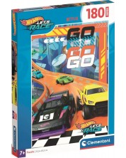 Детски пъзел Clementoni от 180 части - Hot Wheels -1