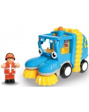 Детска играчка WOW Toys - Камионче за почистване на улици -1